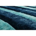 thumbnail image 3 of MDA Home Mateos Shag Blue Swirl Polyester Area Rug - 8' x 10', 3 of 3
