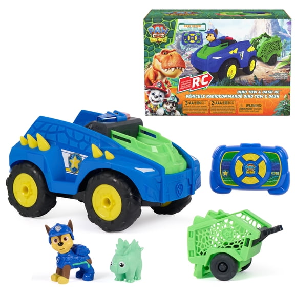 PAW Patrol: The Dino Movie Dino Tow & Dash RC, Ages 3