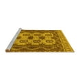 thumbnail image 2 of Ahgly Company Machine Washable Indoor Rectangle Southwestern Yellow Country Area Rugs, 2' x 5', 2 of 4