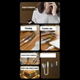 thumbnail image 4 of USB C Male To USB C Female Adapter, USB C To 3.5mm Sound Adapter Easy To Use 2 in 1 Support 100W PD Clear Sound Quality  for Study Work Life Grey,White, 4 of 7