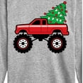 thumbnail image 3 of Instant Message - Christmas Tree Truck - Kids Long Sleeve Tee, 3 of 6