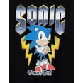 thumbnail image 2 of Sonic the Hedgehog Mens Black Short Sleeved T-Shirt, 2 of 5
