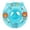 Blue, variant on CQHVKQ 20" Inflatable Baby Pool Float Seat, Lion Pattern Baby Swimming Ring for Swim Training, Toddler Inflatable Swimming Float with Airbag Seat, Adjustable Infant Pool Floats 6-36 Months, Blue