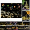 thumbnail image 2 of Coofit Scratch Paper Creative Magic Scratch Art Scratch Painting Scratchboard, 2 of 2