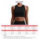 thumbnail image 5 of Sujetador deportivo a prueba de golpes, sin costuras, de secado rápido, sin mangas, sujetador de yoga, chaleco para correr, fitness, gimnasio, negro S, 5 of 5