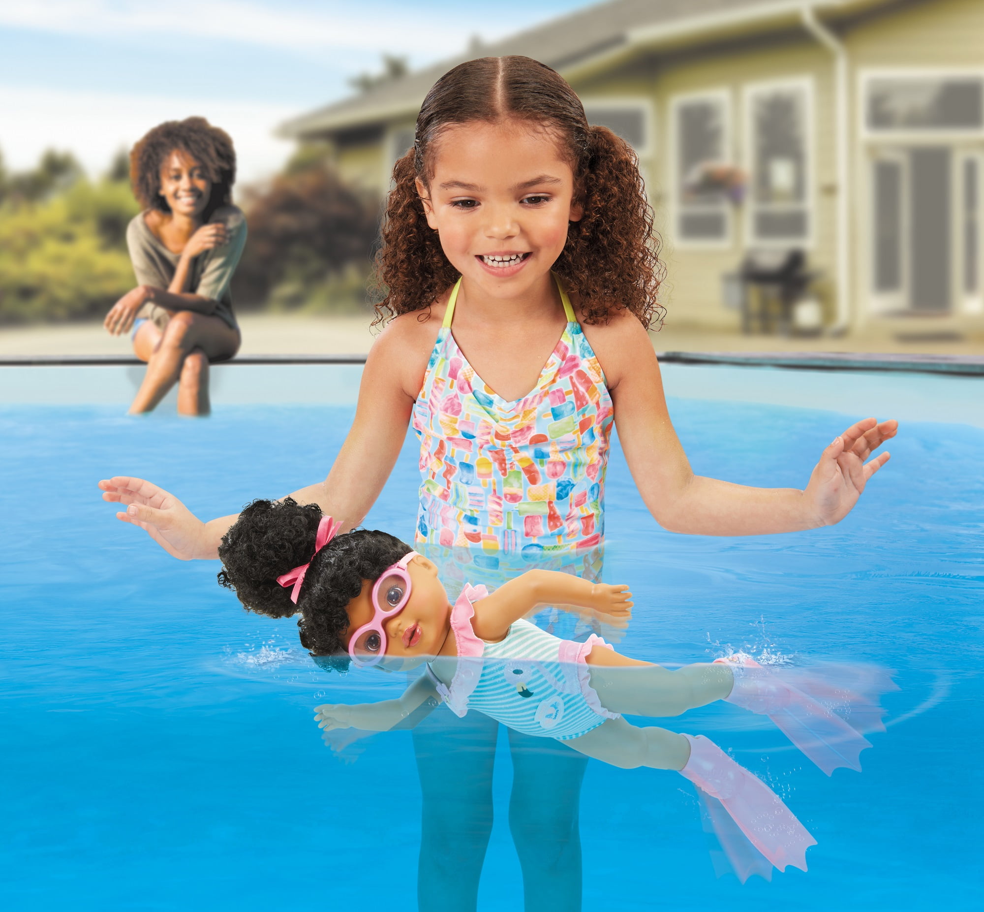 baby born mommy look i can swim walmart