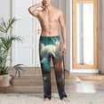thumbnail image 2 of Balery Cute Flower Chihuahua Puppy Pantalones de pijama para hombre, pijama ultraligero, pantalón de descanso-Large, 2 of 6