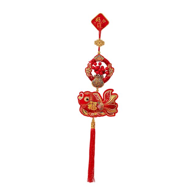 Decoración de año Nuevo Chino, adorno colgante para Festival de Primavera, suministros decorativos para fiesta, ventana, dormitorio, gabinete, hogar,