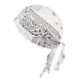 thumbnail image 3 of 3pcs Durag Skull Cap Pérdida De Cabello Pañuelo De Cabeza Pañuelo Musulmán Turbante Sunnimix Algodón Unisex Durag, 3 of 8