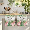 thumbnail image 4 of Pink Flamingo Kitchen Towels Set of 4, Summer Tropical Palm Leaves Floral Wooden Absorbent Dish Towels for Kitchen, Microfiber Hand Towel, Quick Drying Tea Towel for Cleaning Decorative Dishcloths, 4 of 7