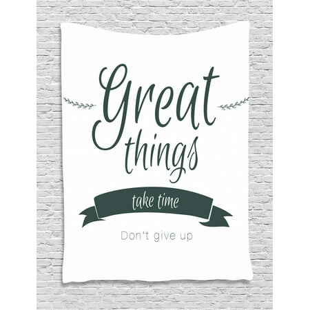 Quotes Tapestry, Modern Inspirational Lettering 