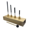 thumbnail image 4 of TISHITA 4 Pieces Testing Tuning Fork Yoga Tuner Forks for Classroom Use Repair Sound A, 4 of 8