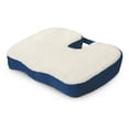 thumbnail image 1 of Cojín de asiento mejorado de gel Gel ortopédico antideslizante y espuma viscoelástica Cojín para coxis para dolor de coxis Silla de oficina Cojín para asiento de automóvil Alivio del dolor de ciática, 1 of 5