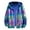Blue, variant on JLFKNG Men's Lightweight Bomber Jackets Fashion Colorful Gradient Color Jacket Bright Sparkly Surface Zipper Up Long Sleeve Cardigan Jackets With Pockets Comfy Mens Clothes