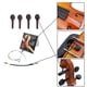 thumbnail image 2 of Cuerda de aleación Violín Violín + Clavijas de + Cola de intestinal para violinista, 2 of 9