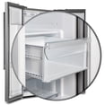 thumbnail image 4 of Forno Salerno 40-Inch Built-In Stainless Steel Refrigerator, 20 cu.ft, Decorative Grill, ENERGY STAR Certified, 4 of 7