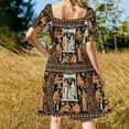 thumbnail image 4 of Greek vase print Sleeveless Dress long dress women summer elegant dresses for women Women's dress summer women's 2024, 4 of 6