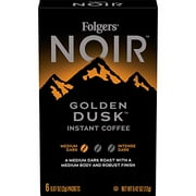 Angle View: Noir Golden Dusk Medium Dark Roast Instant Coffee, 6 Count - Pack of 12