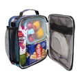 thumbnail image 4 of Square Insulated Lunch Bag Leak-proof Lunch Box for Outdoor Work Picnic10.5*3.5*9.5 Eagle Beneath The Marbled Sky, 4 of 6
