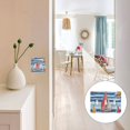 thumbnail image 7 of Yayeee Toggle Light Switch Wall Plate 2-Gang 4.56"x4.48" Decorative Outlet Cover, Red Sailboats, 7 of 7