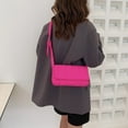 thumbnail image 2 of AMERTEER Designer Female Handbag Solid Color Padded Quilted Crossbody Bag Portable Travel, 2 of 8