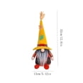 thumbnail image 3 of AUNVITO Maple Leaf Faceless Gnome Resin Statue Thanksgiving Fall Desktop Figurine Home Harvest Party Table Decor 2 Styles, 3 of 5