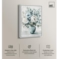 thumbnail image 2 of Ocean Mist Flower Canvas Farmhouse Floral Art by Art Remedy, White Frame, 10" x 15", 2 of 7