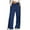 72#Dark Blue, variant on Women's Inseam Track Pants Loose Straight Leg Jogging Sweatpants Warm-Up Sports Athletic Running