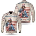 thumbnail image 3 of Democratic German Shorthaired Pointer Making Woof Count Election 2024 All Over Print 3D Baseball Jacket GSP Lover Dog Gift Bomber Jacket Softball - 01001, 3 of 6