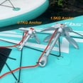 thumbnail image 6 of BeGrit Kayak Anchor 3.5 lb Kit Folding Grapnel Anchor Carbon Steel for Canoe, 6 of 10