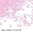 thumbnail image 2 of Uxcell 454g Crushed Glass Chips 3-6mm Irregular Broken Sprinkles Chunky Glass for Crafts DIY Vase Filler, Pink, 2 of 6