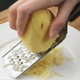 thumbnail image 5 of Hand Food Grater Cheese Parmesan Flat Lemon Zester Nutmeg Ginger O1T1 ., 5 of 9
