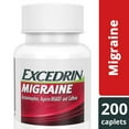 Excedrin Migraine Acetaminophen Aspirin & Caffeine Pain Reliever, 200