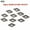 DCMT11T304 VP15TF, variant on KAIRUITE 10pcs 40 Types CNC Carbide Tips Inserts Blade Cutter Lathe Turning Tool + Box TU