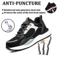 thumbnail image 6 of AUXDIQ Safety Trainers Men Women Steel Toe Cap Work Shoes Comfy Construction Industrial Sneakers, 6 of 6
