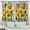 Yellow, variant on Sunflower Barn Door Kitchen Curtains - Floral Wood Rustic Retro Farm Wooden Farmhouse Short Cafe Tier Curtains Decor for Living Room Rod Pocket Window Drapes 24 Inch Length 2 Panels 28"x24"