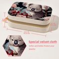 thumbnail image 5 of Koala Velvet Portable Travel Organizer with Removable Compartment - Gift, Earring Organizer, Storage Box, and Bracelet Holder, 5 of 7