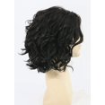 thumbnail image 2 of Peluca Topcosplay para hombre, pelo corto, rizado, negro, para cosplay, 2 of 5