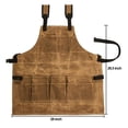 thumbnail image 4 of Tablier Outil en Toile Cirée Style Américain pour Hommes et Femmes, par Generic, 4 of 10