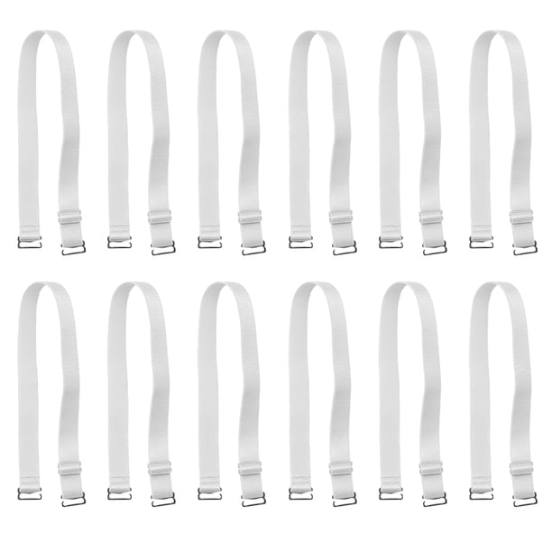Sujetadores de correa antideslizantes para mujer, ajustables y ocultos, color blanco, rojo, morado y negro, color carne, blanco cremoso