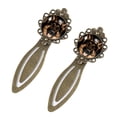 thumbnail image 2 of Sheepdog Elegant Vintage Copper-Colored Lace Bookmarks - Set of 2, Stainless Steel Reading Accessories for Book Lovers, 2 of 5