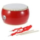 thumbnail image 1 of ColoMX Batería de madera para niños pequeños, juguete musical educativo, instrumento divertido con correa y baquetas para niñas y niños., 1 of 8