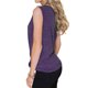 thumbnail image 1 of Guardurnaity Chaleco con cuello en V sin mangas con lazo delantero camiseta mujer verano botón Prendas para la parte del cuerpo Violeta SG, 1 of 6