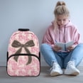 thumbnail image 2 of KUIFORTI Bow Camo Boys Backpack Large Capacity Durable Kids School Bag with Multiple Organizer Pockets Front Pockets Suitable for Elementary Primary Middle Daily Use, 2 of 7
