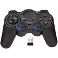 thumbnail image 1 of USB Wireless Game Controller Gamepad for PC/Laptop (Windows XP/7/8/10) & PS3 & Android & Steam - [Black], 1 of 5