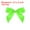 Bright Green, variant on Uxcell Mini Ribbon Bow 2.5" x 2'' 100Pcs Mini Fabric Satin Ribbon Flower Bows Craft DIY Sewing Wedding Bows Emerald Green