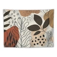 thumbnail image 5 of Nawypu Modern Abstract Tapestry Mid Century Geometric Leaves Plant Minimalist Aesthetic Boho Palm Leaves Neutral Home Decor Wall Hanging Art for Living Room Bedroom Dorm, 5 of 6