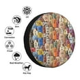 thumbnail image 4 of Naloa Funny Dogs Family PVC Leather Spare Tire Wheel Cover for Car Truck SUV Camper Trailer Universal Fit many size15 inch, 4 of 6