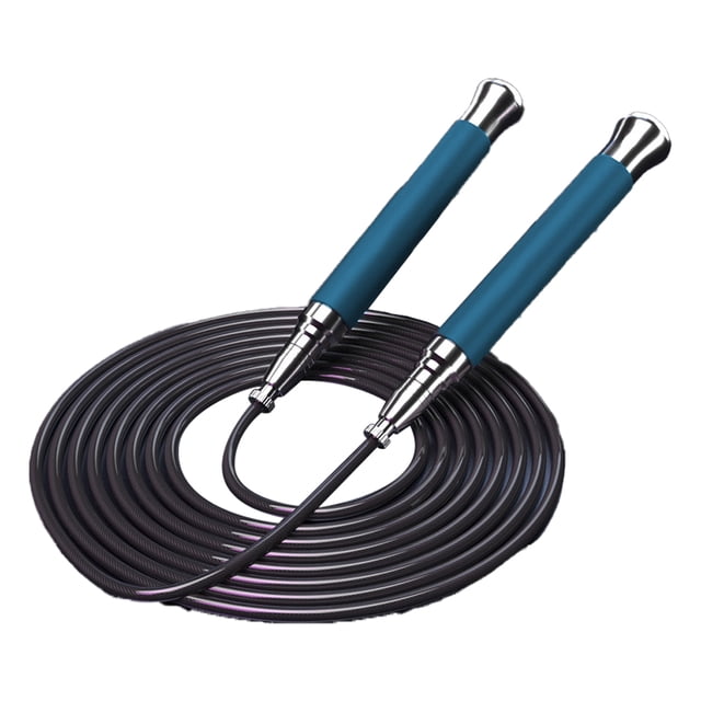 Cuerda para saltar de alta velocidad, entrenamiento de resistencia de boxeo cardiovascular, longitud ajustable, cuerda para saltar con agarre de silicona