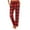 Red, variant on XIAOFFENN Women's and Men's Flannel Pajamas - Plaid Pajama Pants for Men - Lounge & Sleep PJ Bottoms